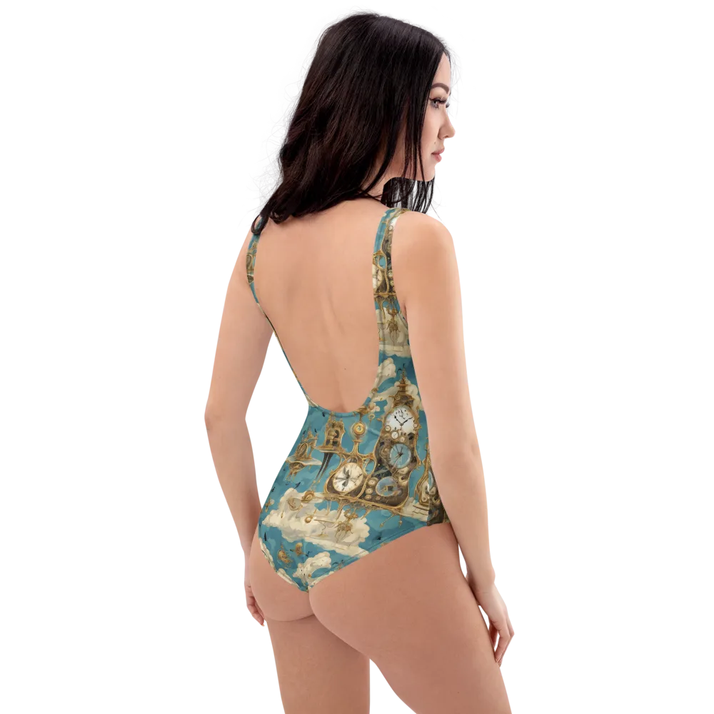 Clockwork Reverie on One-Piece Swimsuit — Right Back