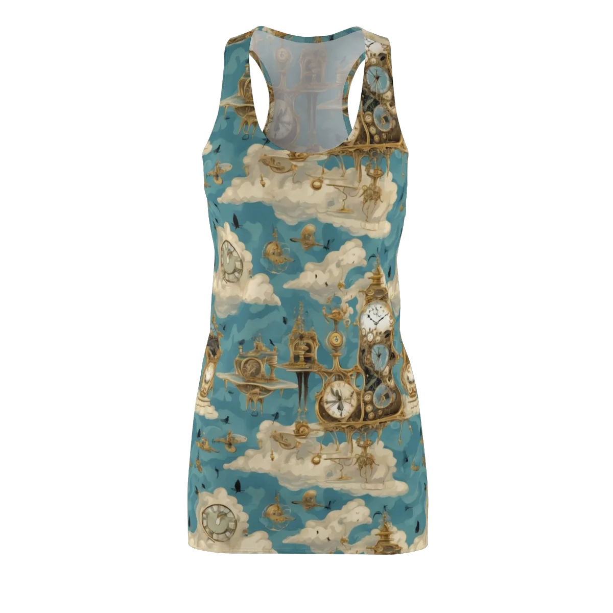 Clockwork Reverie on Racerback Dress — Front
