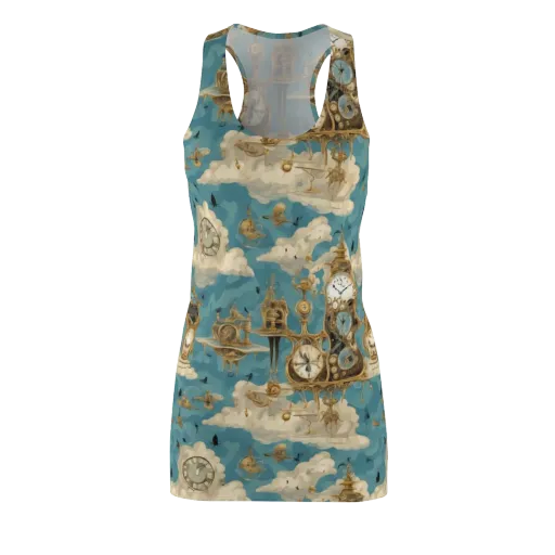 Clockwork Reverie on a Racerback Dress