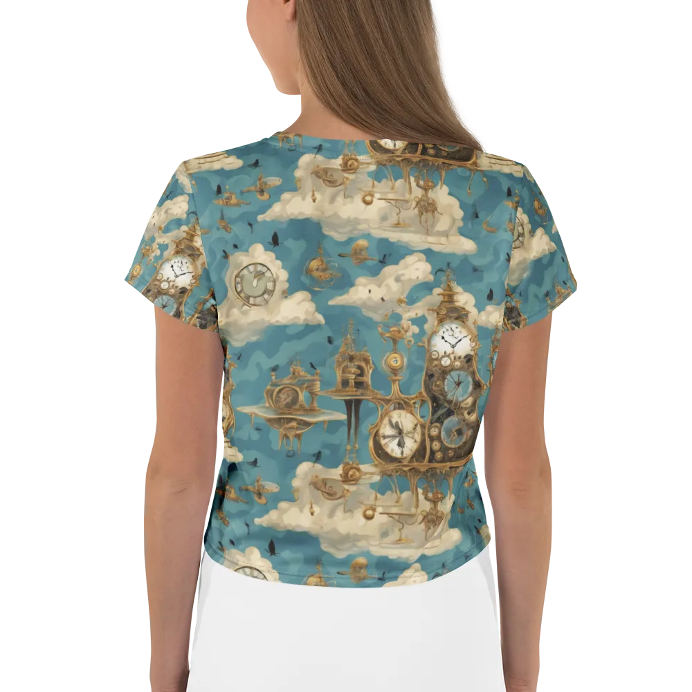 Clockwork Reverie on Crop Tee — Back