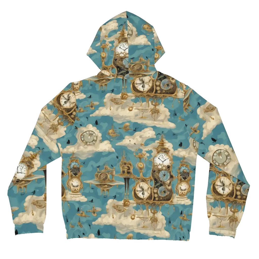 Clockwork Reverie on Women's Full-Zip Hoodie — Back
