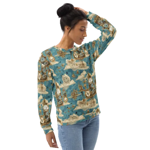 Clockwork Reverie on a Sweatshirt