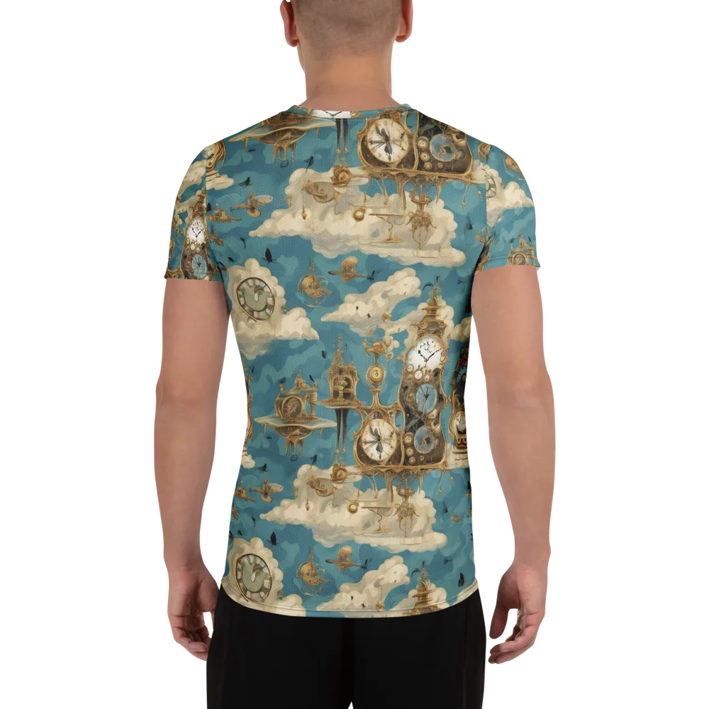 Clockwork Reverie on Men's Athletic T-Shirt — Back
