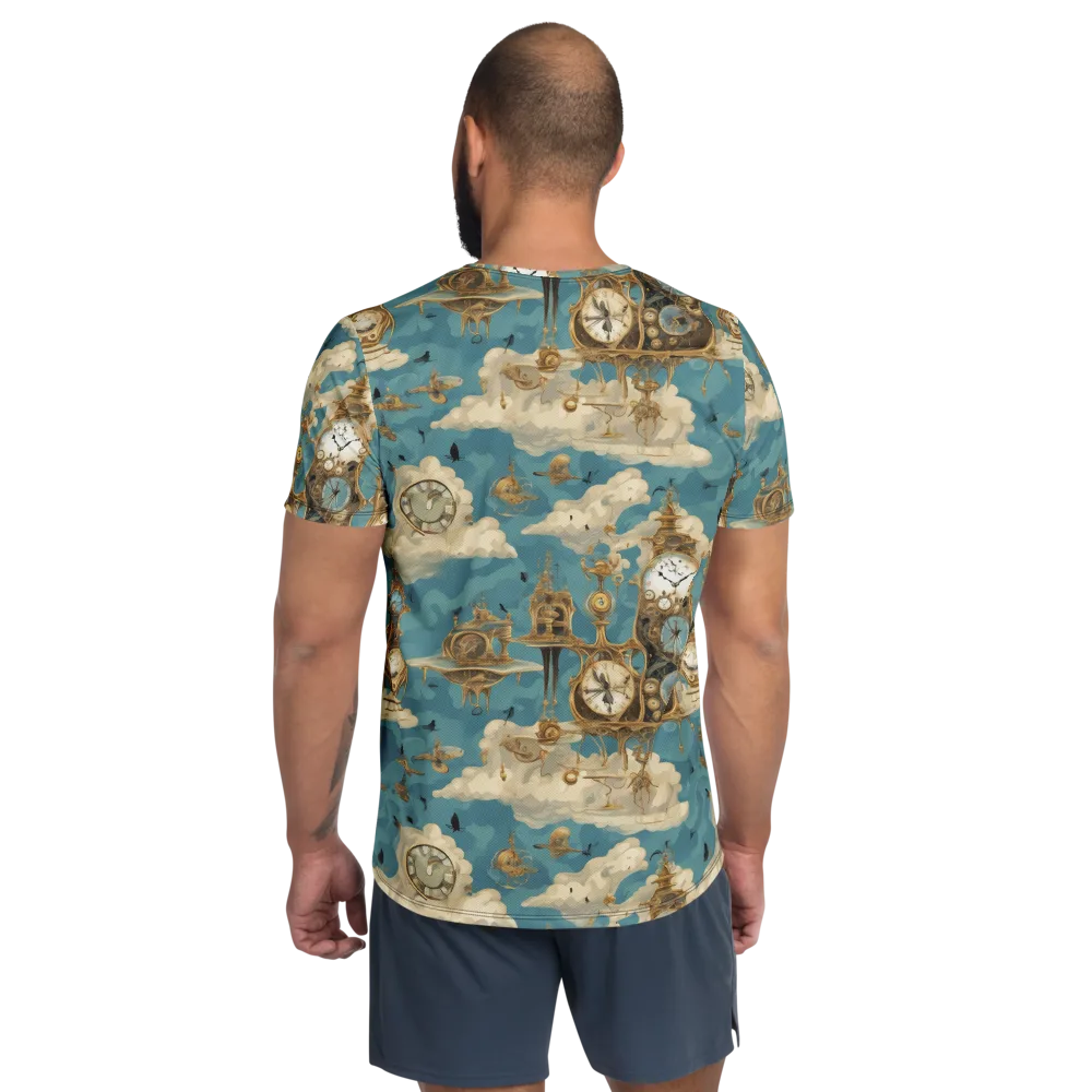 Clockwork Reverie on Men's Athletic T-Shirt — Back