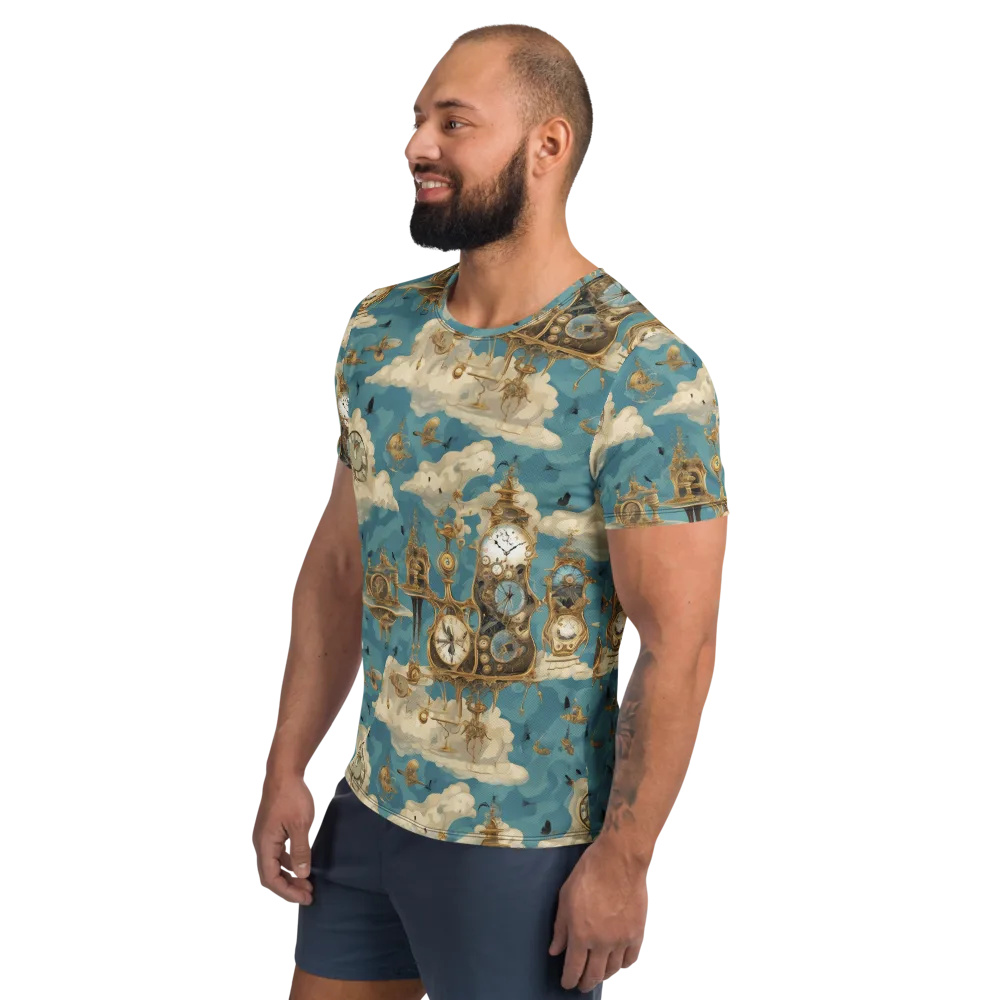 Clockwork Reverie on Men's Athletic T-Shirt — Left