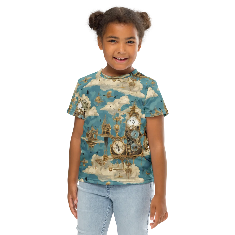 Clockwork Reverie on Kids Crew Neck T-Shirt — Front
