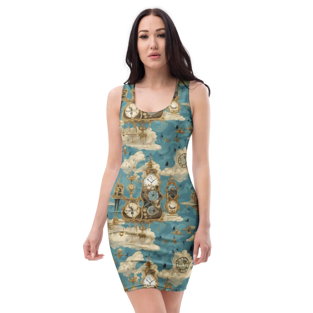 Clockwork Reverie on Bodycon Dress — Front