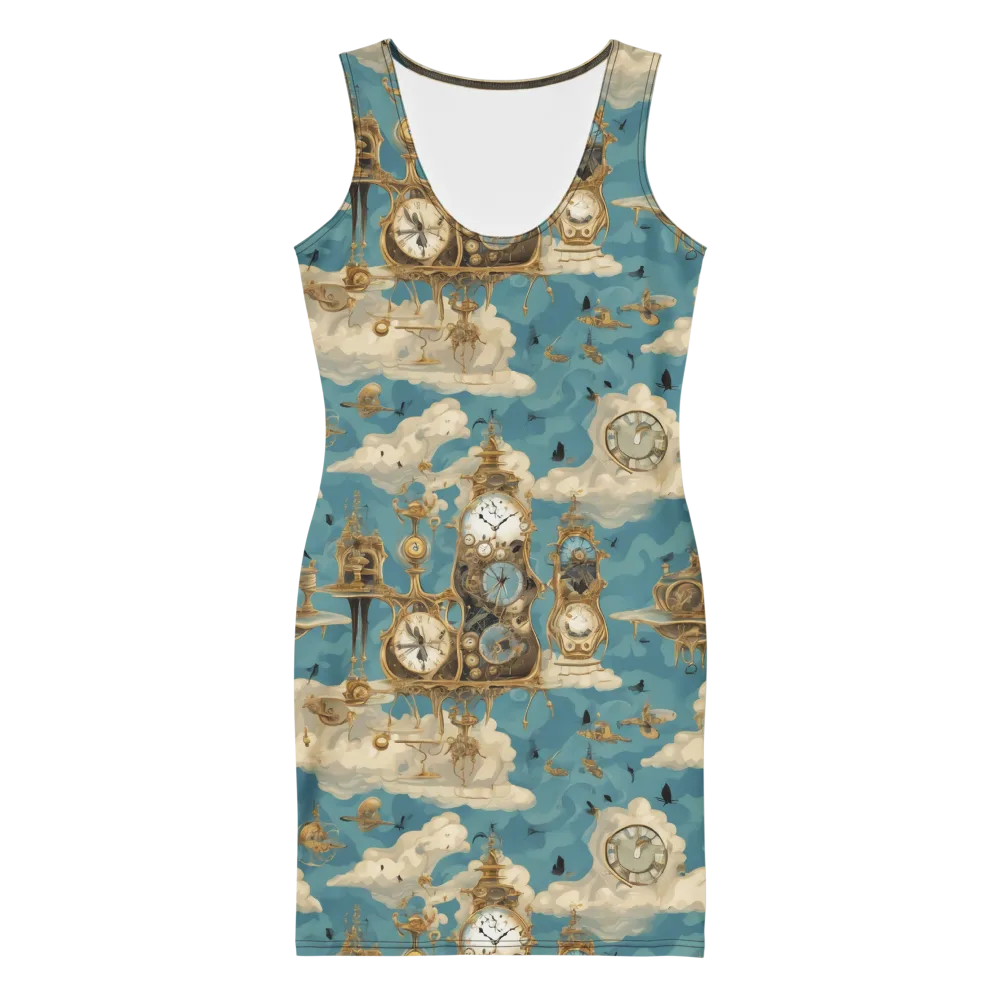 Clockwork Reverie on Bodycon Dress — Front