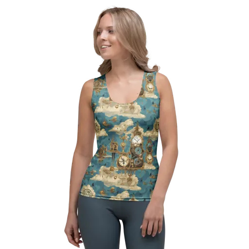 Clockwork Reverie on a Women's Tank Top