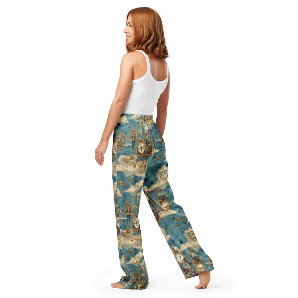 Clockwork Reverie on Women's Pajama Pants — Back