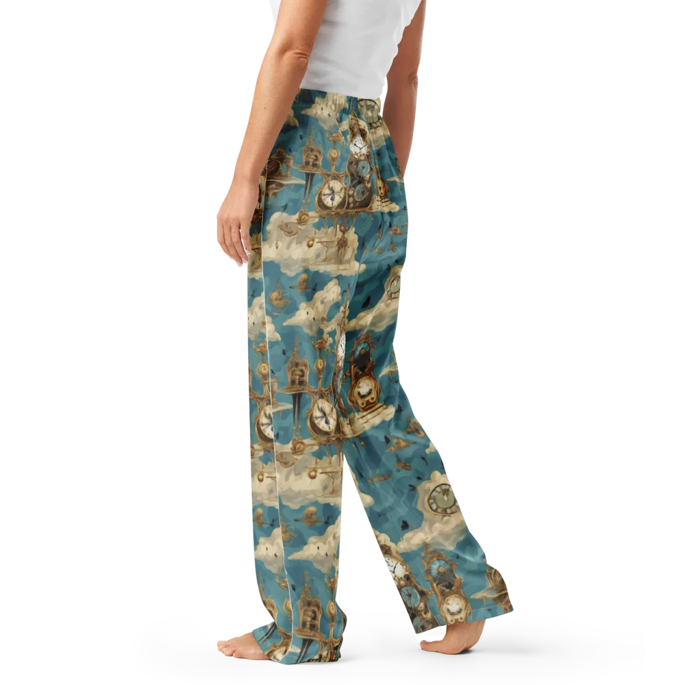 Clockwork Reverie on Women's Pajama Pants — Left