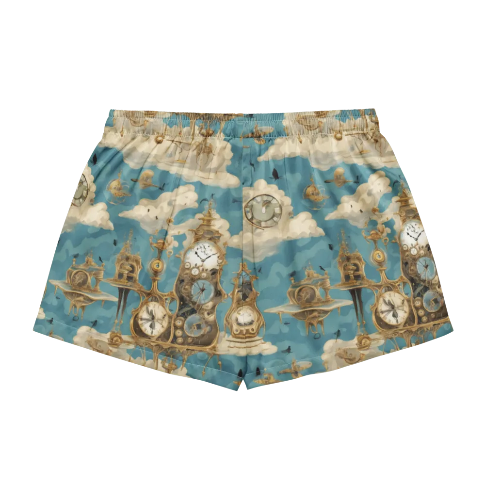 Clockwork Reverie on Women's Pajama Shorts — Back