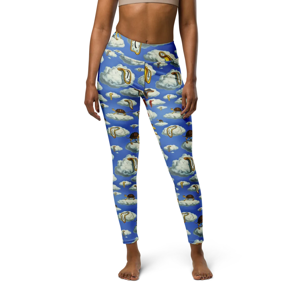 Cloudburst Time on Yoga Leggings — Front