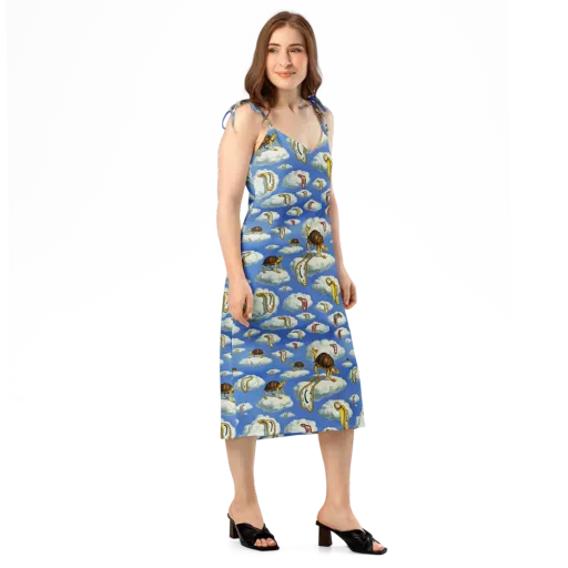 Cloudburst Time on a Slip Dress