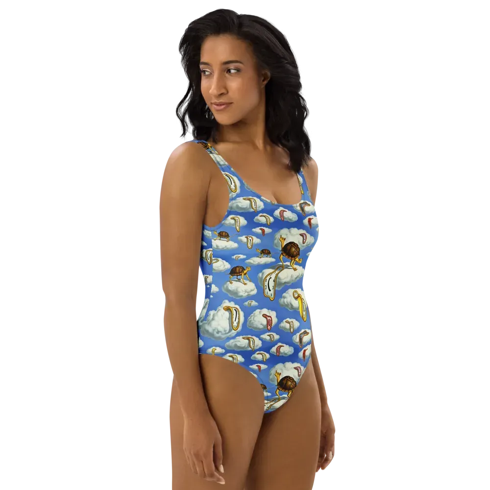 Cloudburst Time on One-Piece Swimsuit — Right