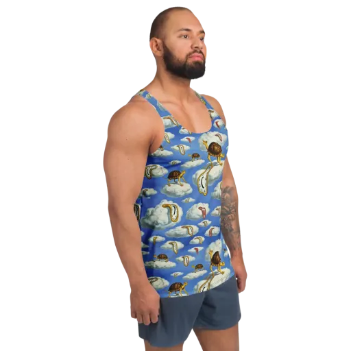 Cloudburst Time on a Men's Tank Top