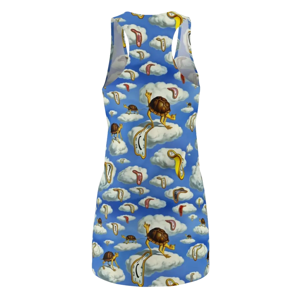 Cloudburst Time on Racerback Dress — Back