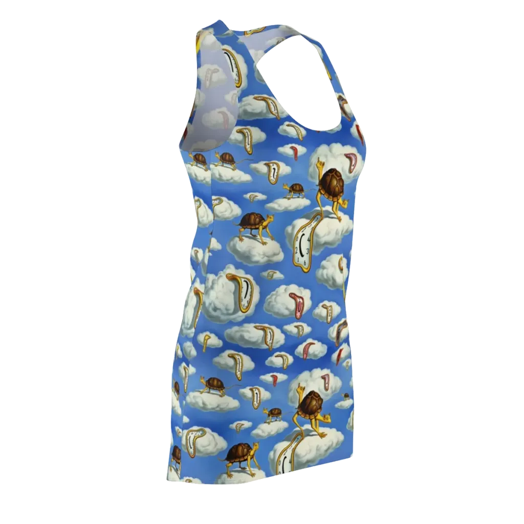 Cloudburst Time on Racerback Dress — Front Side