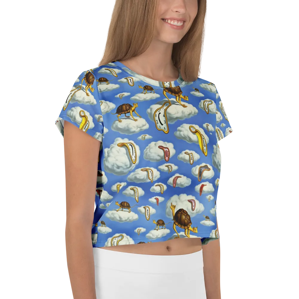 Cloudburst Time on Crop Tee — Right