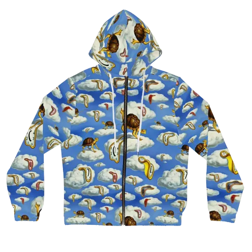 Cloudburst Time on a Women's Full-Zip Hoodie