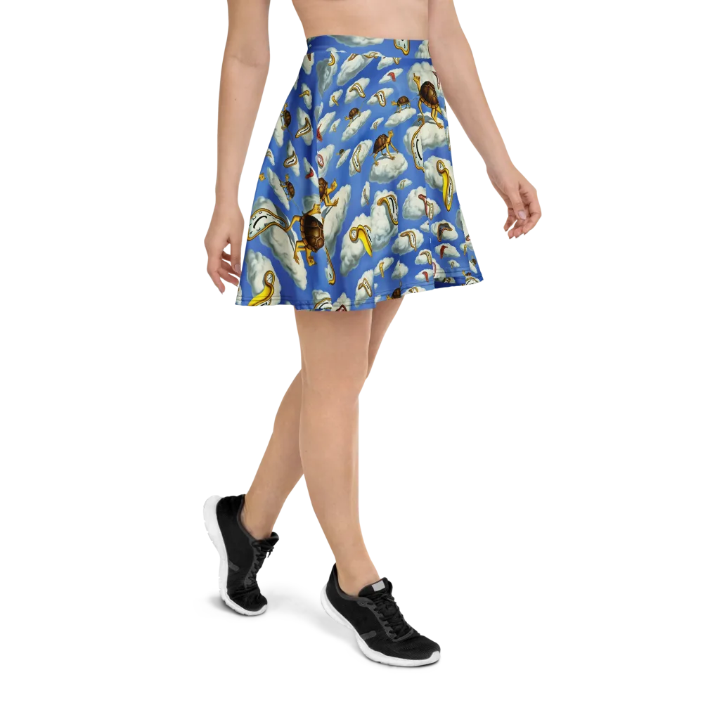 Cloudburst Time on Skater Skirt — Right