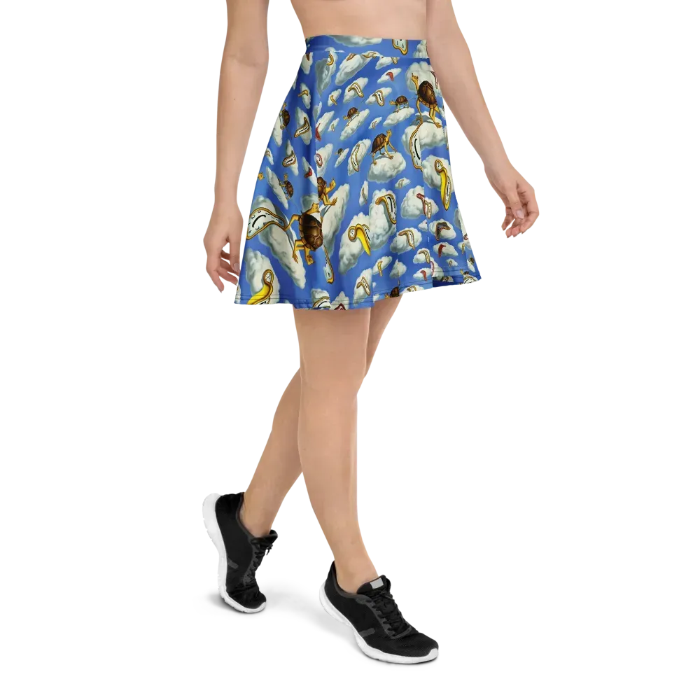 Cloudburst Time on Skater Skirt — Right