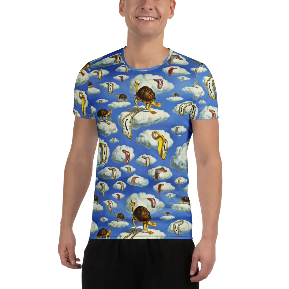 Cloudburst Time on Men's Athletic T-Shirt — Front