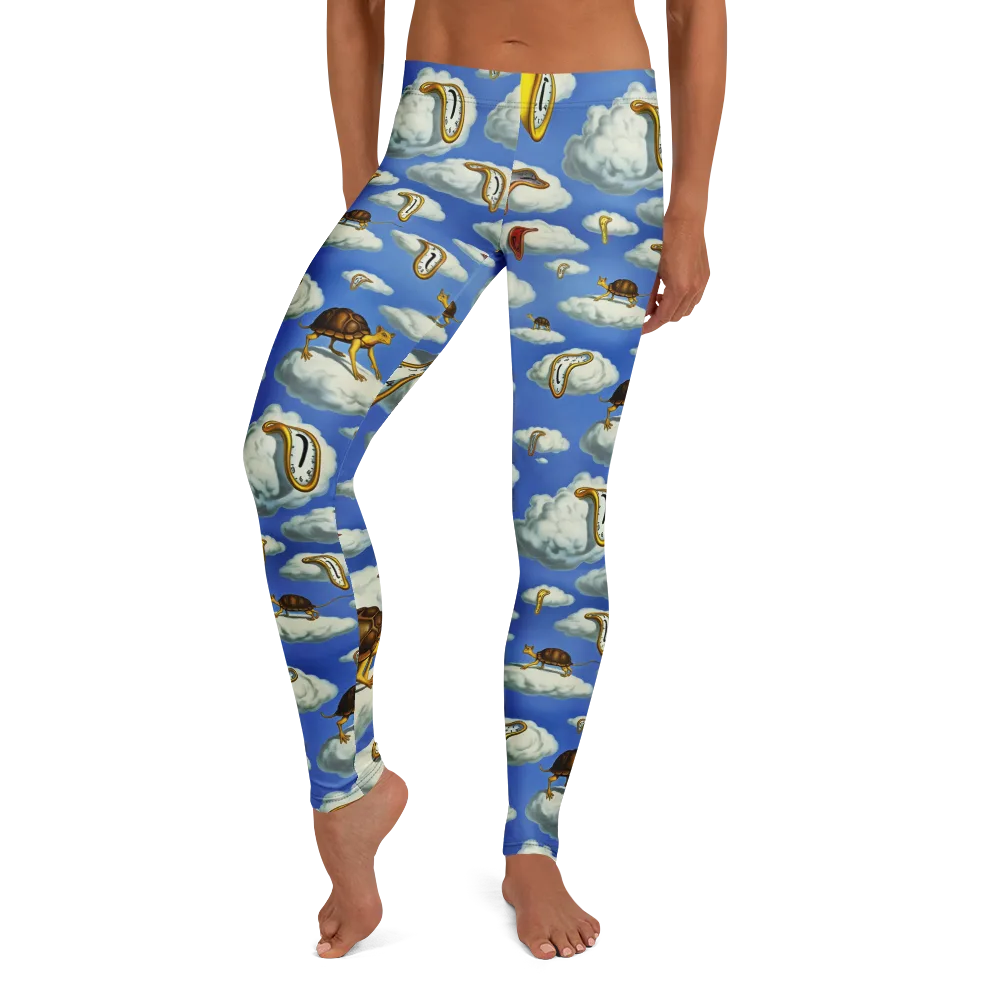 Cloudburst Time on Leggings — Front