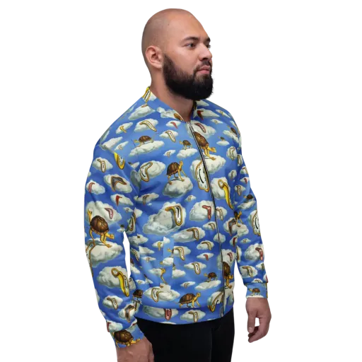 Cloudburst Time on a Bomber Jacket