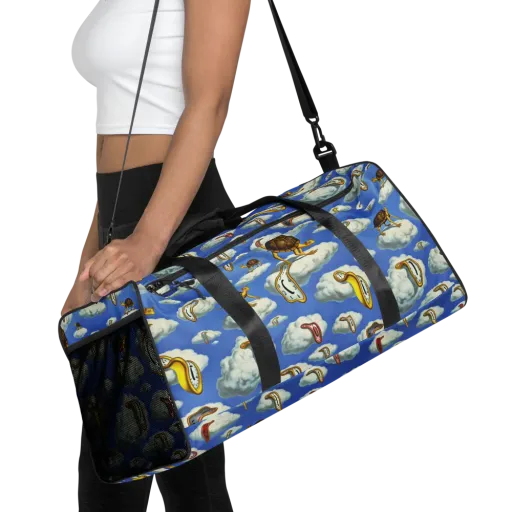 Cloudburst Time on a Duffle Bag