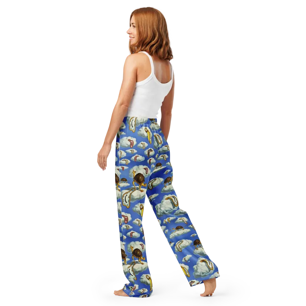 Cloudburst Time on Women's Pajama Pants — Back
