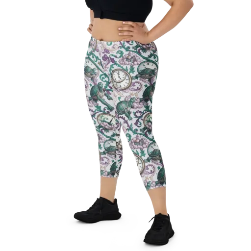 Chronicle Garden on a Capri Leggings
