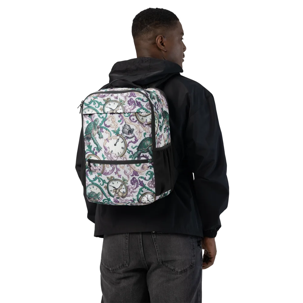 Chronicle Garden on Utility Backpack — Back