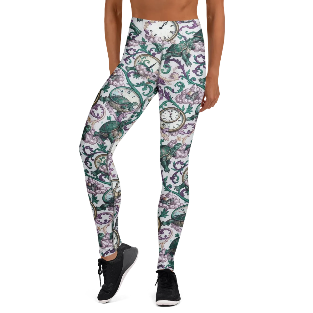 Chronicle Garden on Yoga Leggings — Front