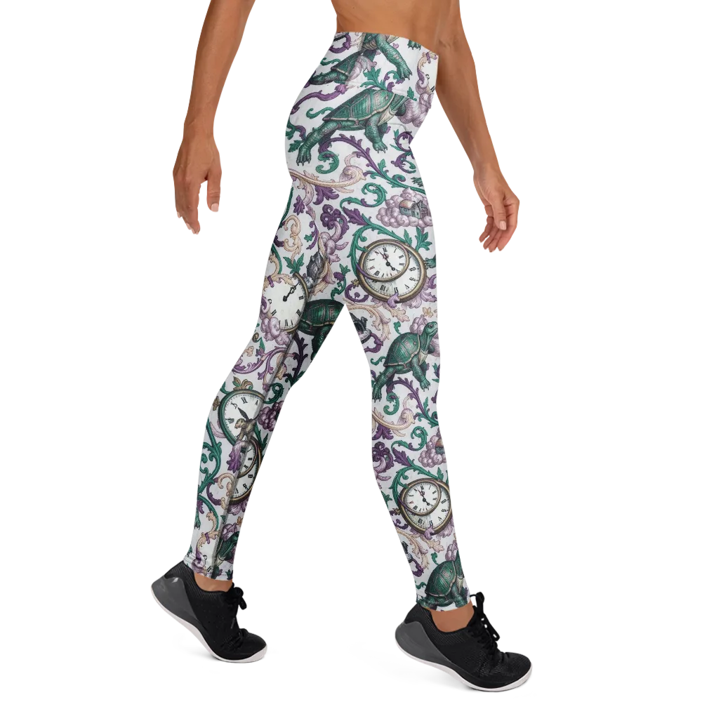 Chronicle Garden on Yoga Leggings — Right