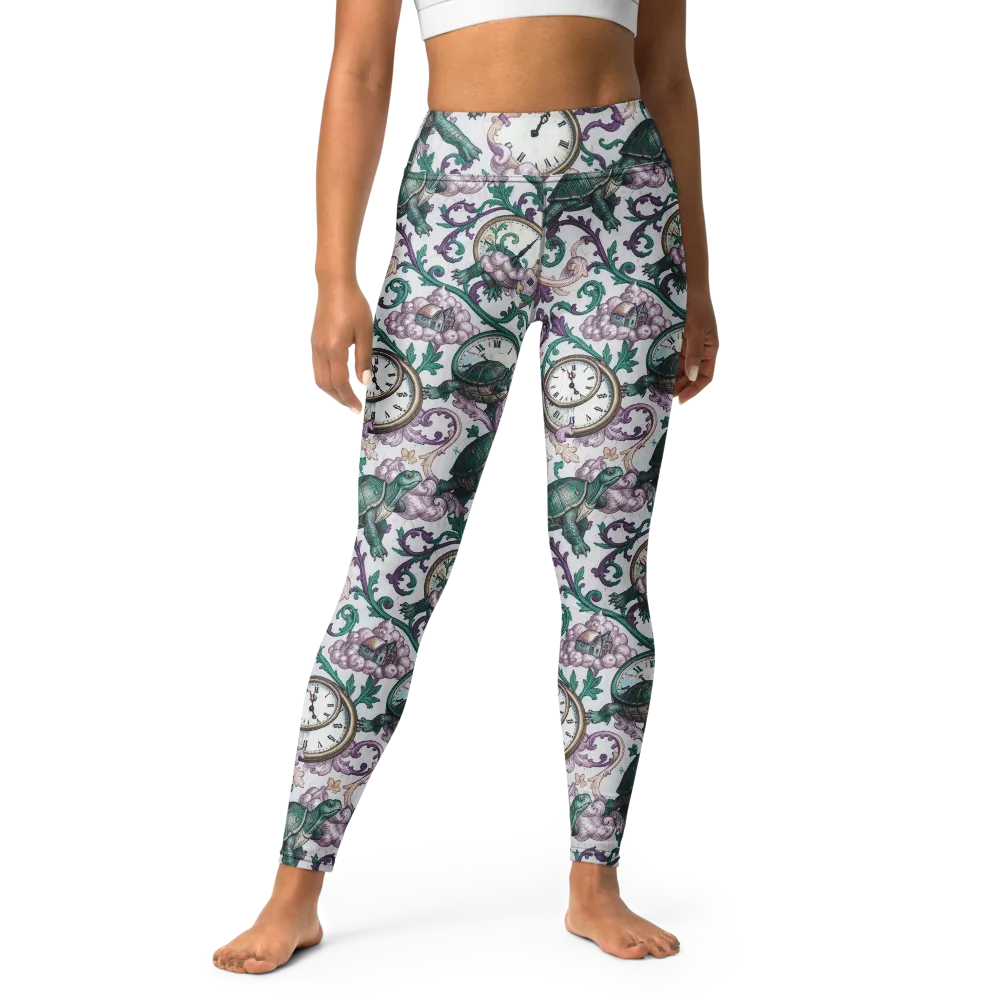 Chronicle Garden on Yoga Leggings — Front