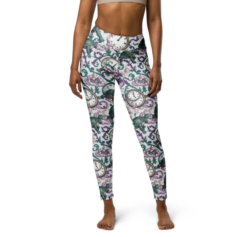 Chronicle Garden on Yoga Leggings — Front