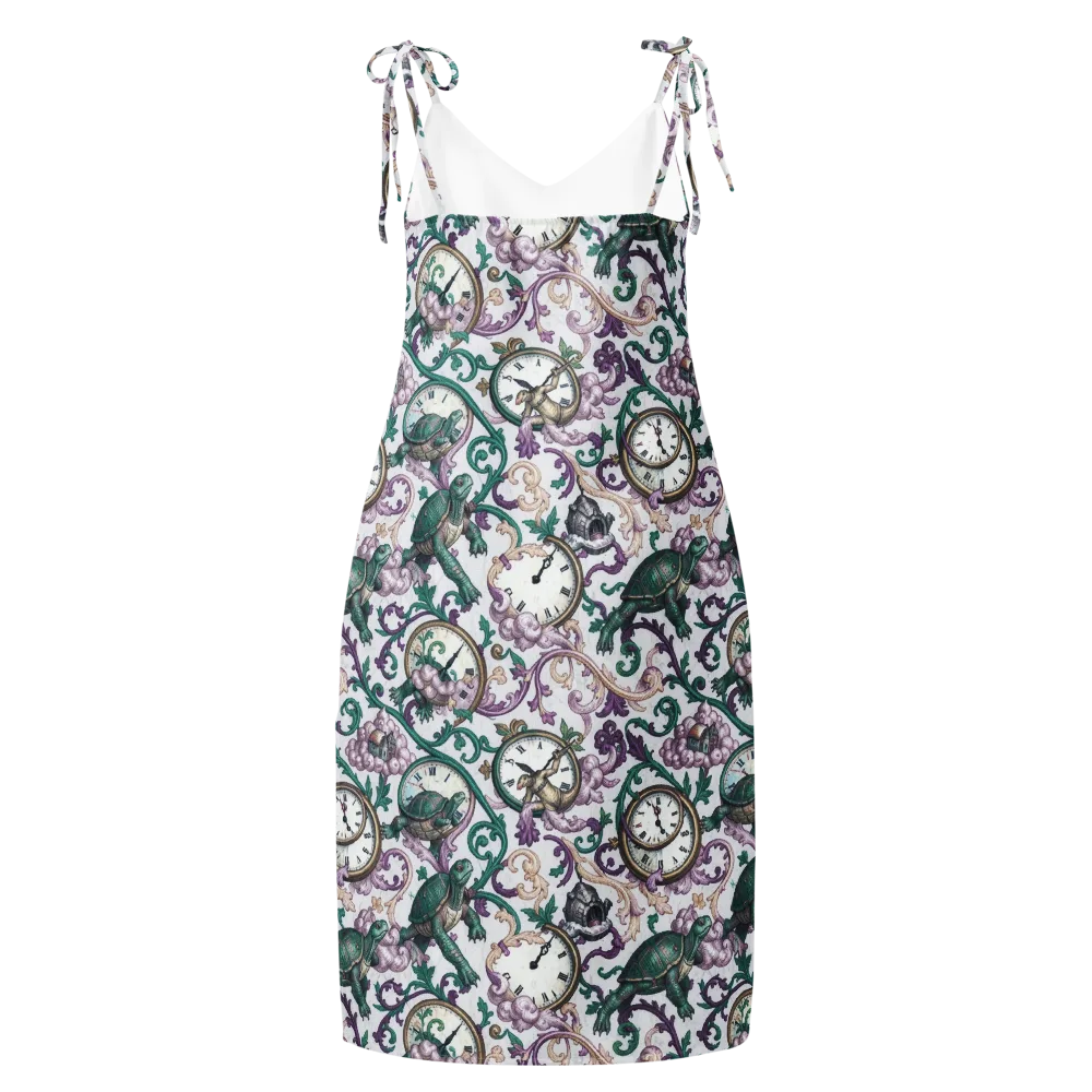 Chronicle Garden on Slip Dress — Back