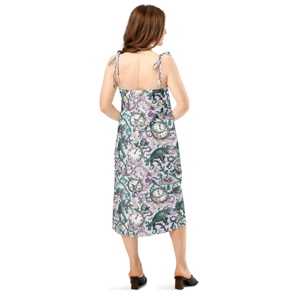 Chronicle Garden on Slip Dress — Back