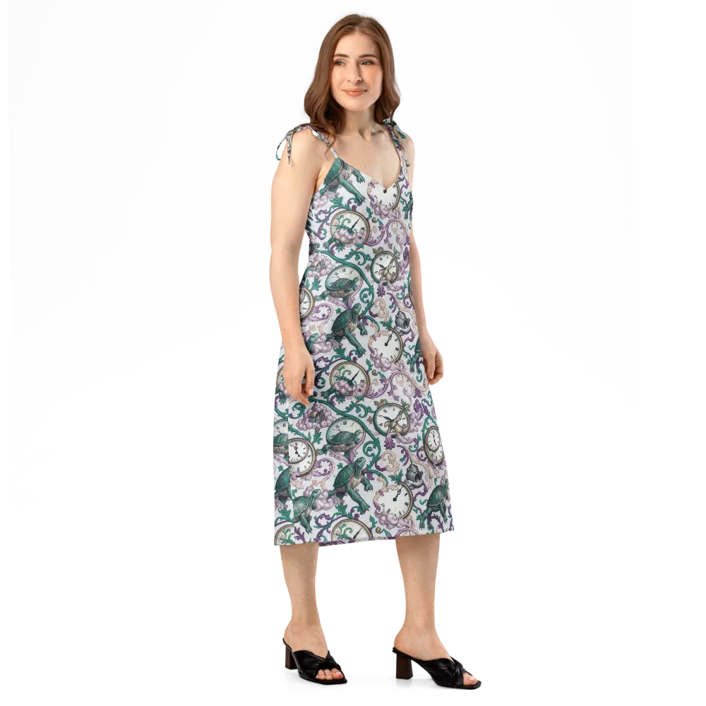Chronicle Garden on Slip Dress — Right Front