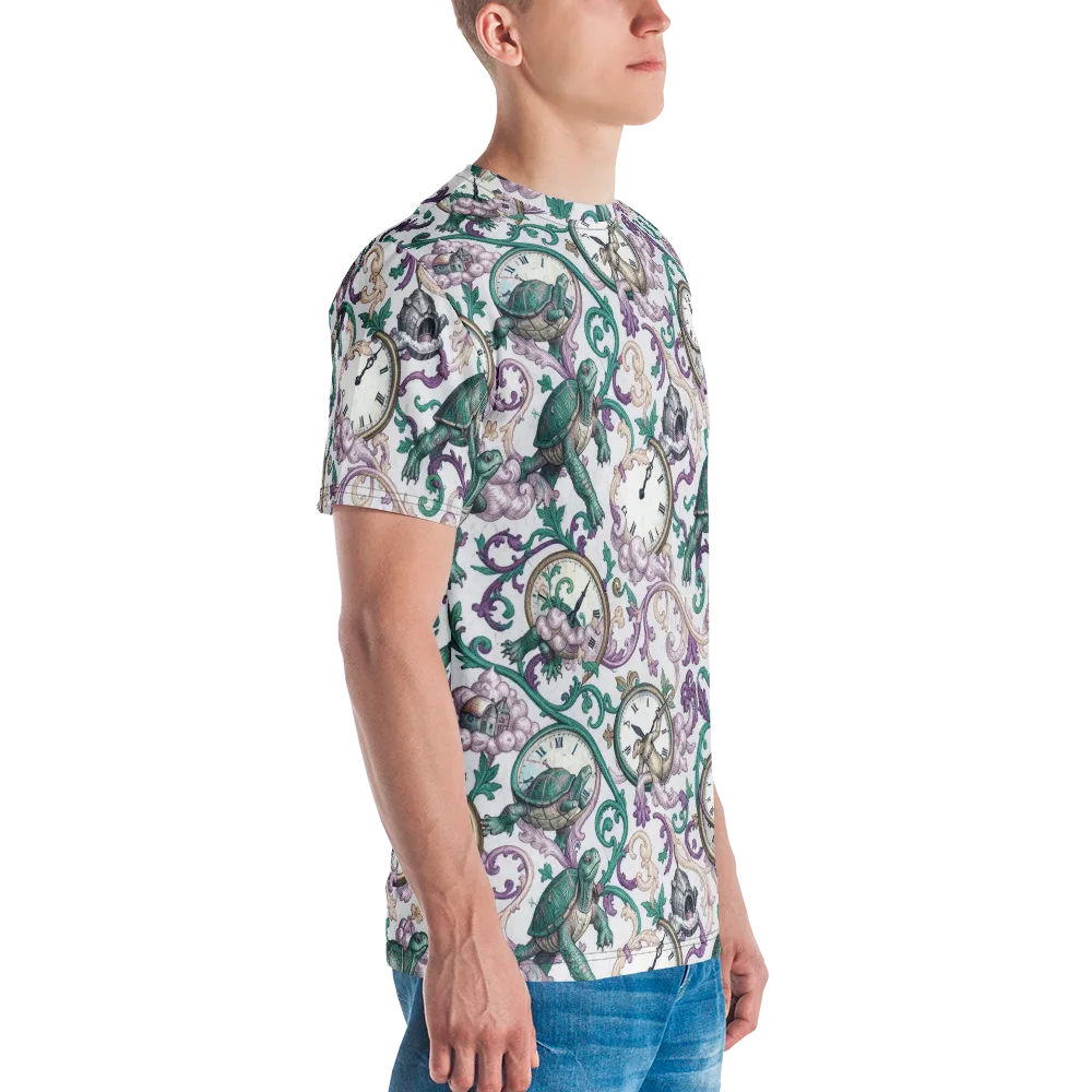Chronicle Garden on Men's Crew Neck T-Shirt — Right