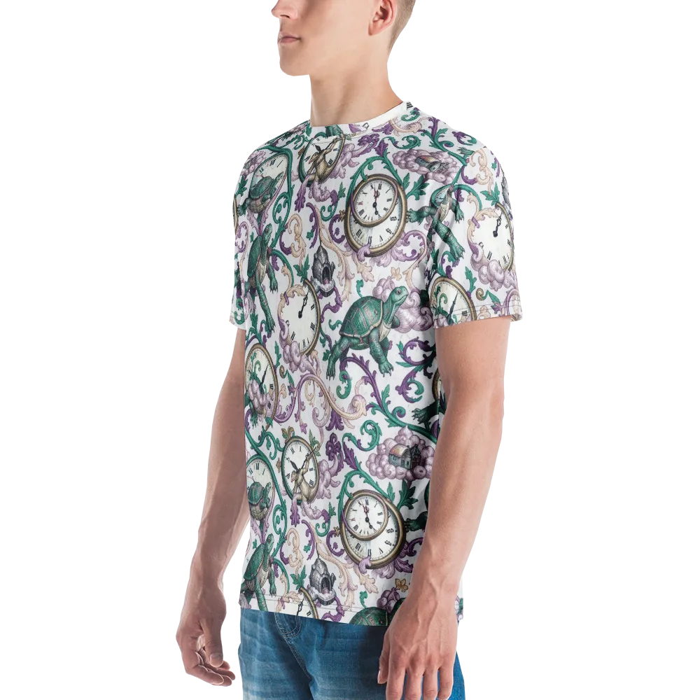 Chronicle Garden on Men's Crew Neck T-Shirt — Left