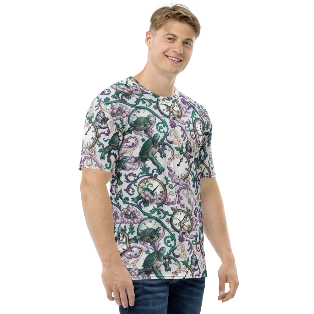 Chronicle Garden on Men's Crew Neck T-Shirt — Right