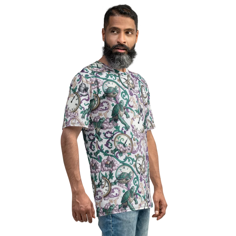 Chronicle Garden on Men's Crew Neck T-Shirt — Right