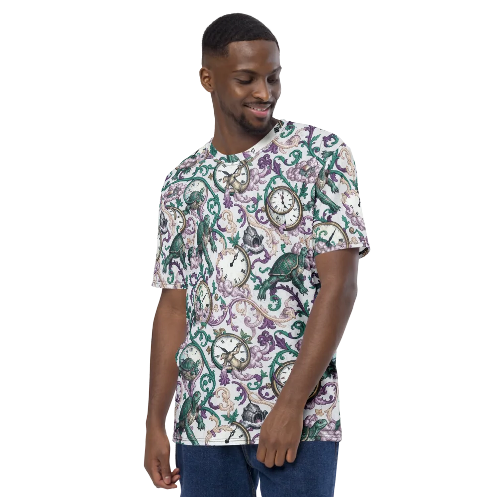 Chronicle Garden on Men's Crew Neck T-Shirt — Left