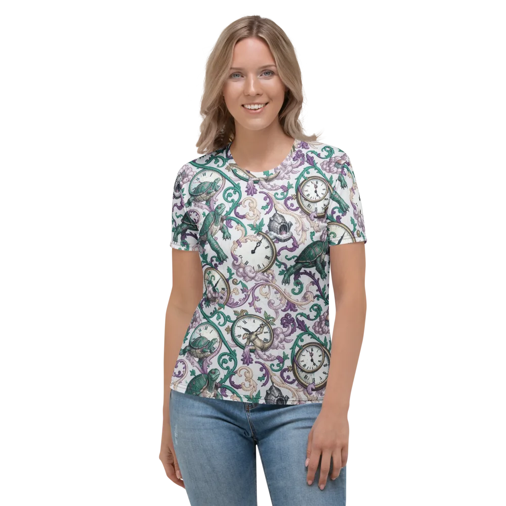 Chronicle Garden on Women's Crew Neck T-Shirt — Front
