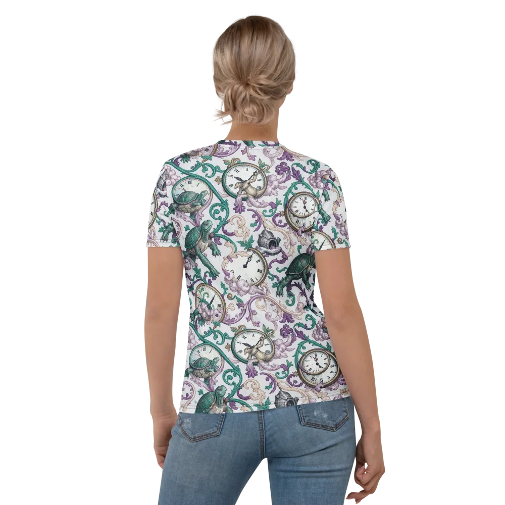 Chronicle Garden on Women's Crew Neck T-Shirt — Back