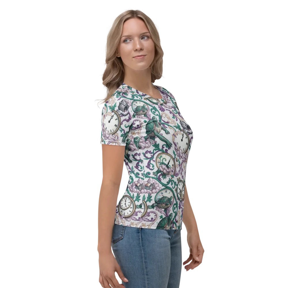 Chronicle Garden on Women's Crew Neck T-Shirt — Right