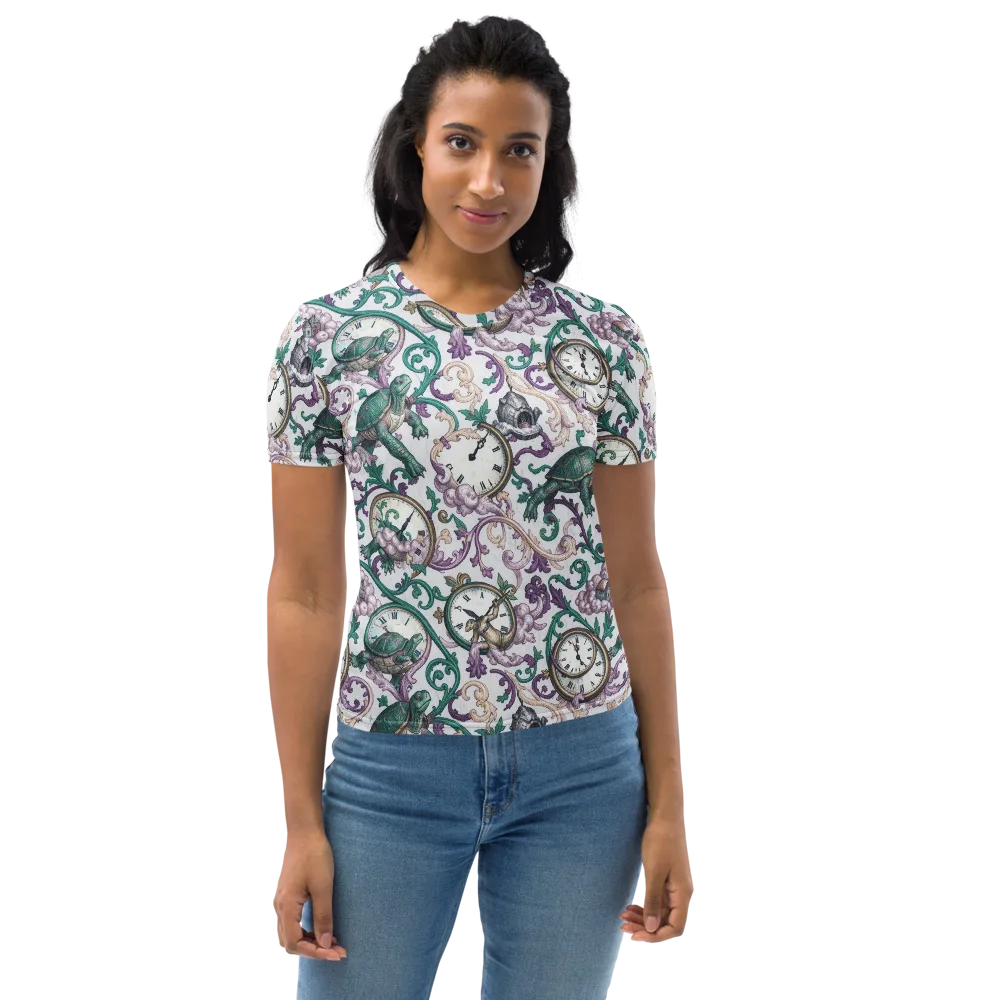 Chronicle Garden on Women's Crew Neck T-Shirt — Front