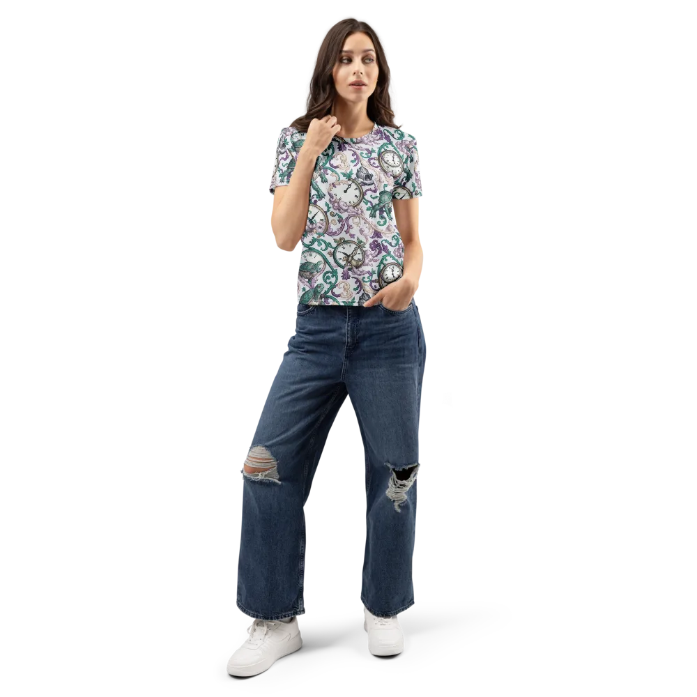 Chronicle Garden on Women's Crew Neck T-Shirt — Front